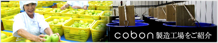 cobon製造工場をご案内