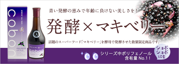 青い発酵の恵みで年齢に負けない美しさを! 発酵×マキベリー